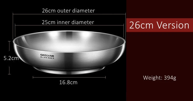 Pasta Bowl Stainless Steel