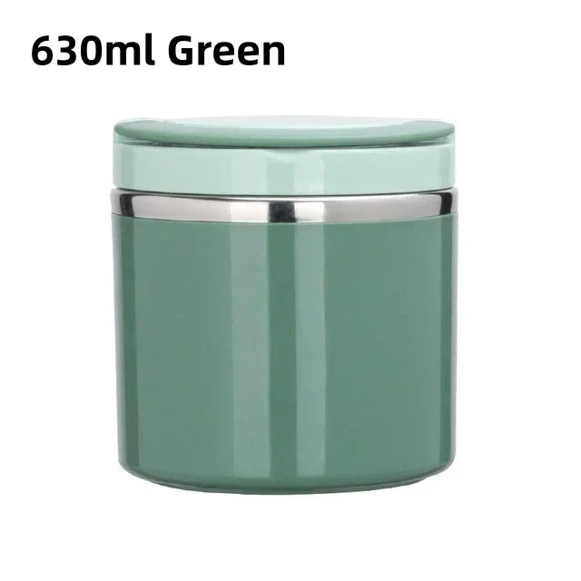 Food Thermal Jar Insulated Food/Soup Cup Thermos in Stainless Steel - 630/1000ml