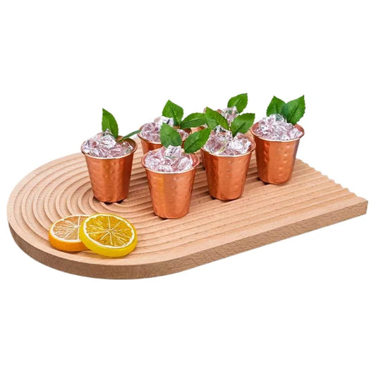 Pure Hammered Copper 2oz Shot Glass 60ml – for Home Bar & Gift Set Moscow Mule Cup