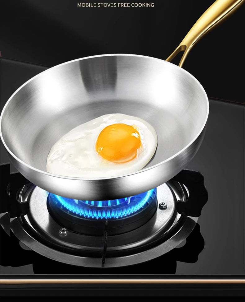 Stainless Steel Frying Pan