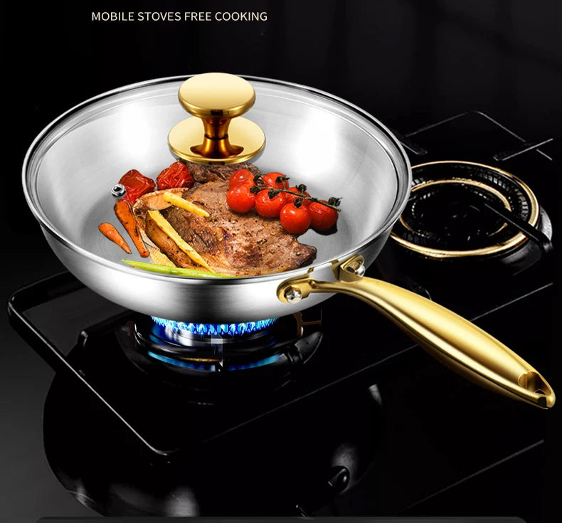 Stainless Steel Frying Pan