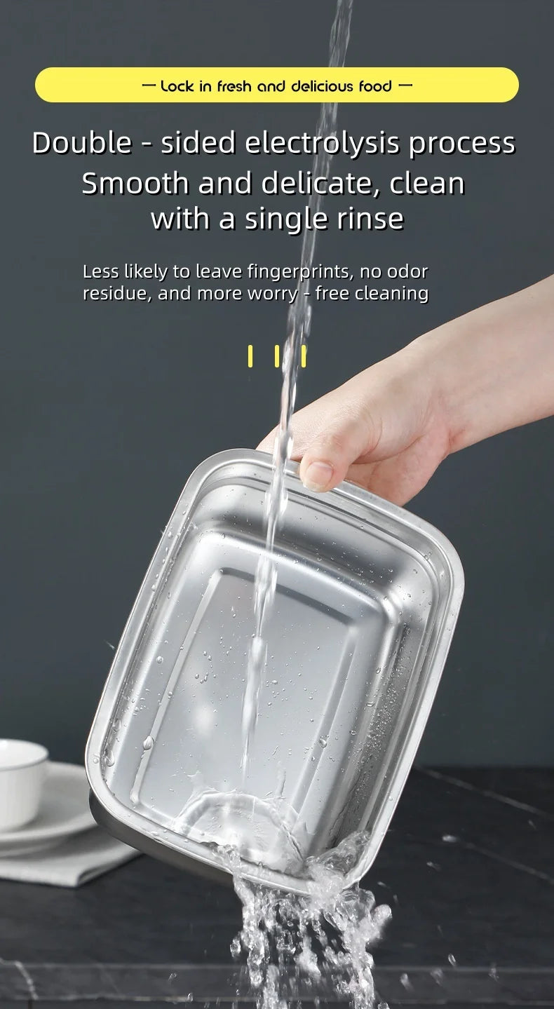 Stainless Steel Food Storage Container With Lid