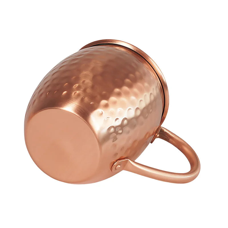 Pure Hammered Copper Moscow Mule Mug – 350ml