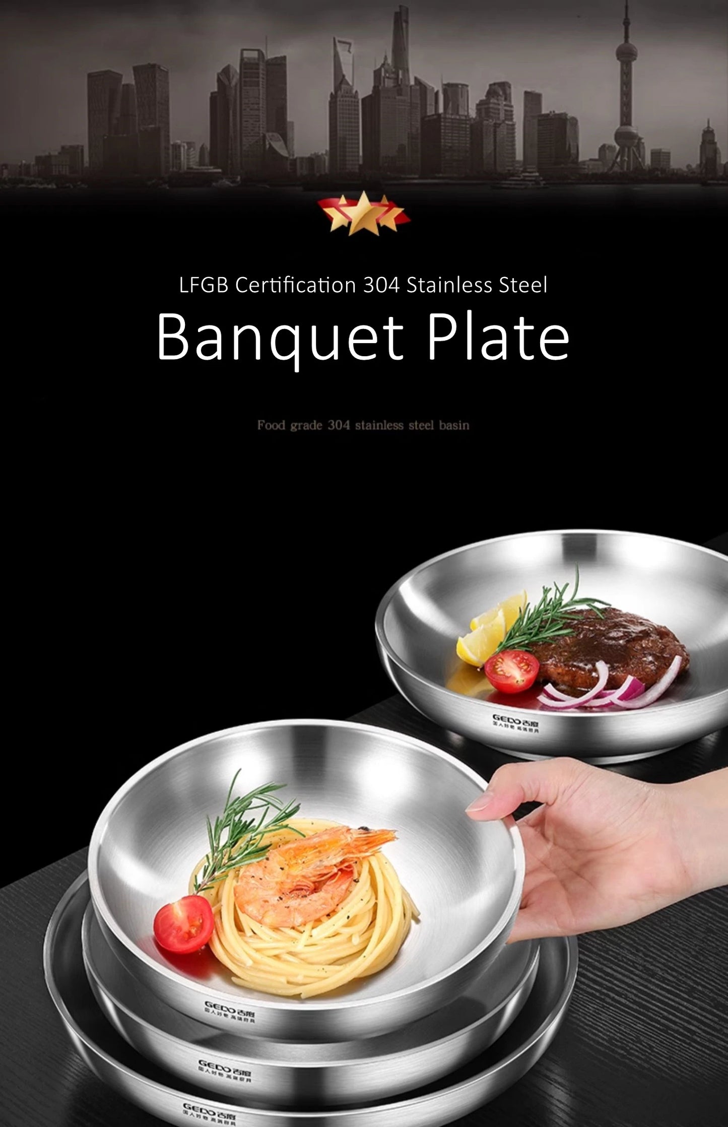 Pasta Bowl Stainless Steel