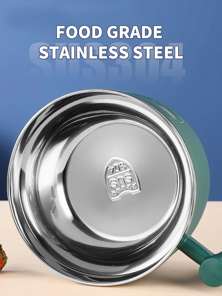 Stainless Steel Soup Bowl With Lid with Seal And Portable Drain Bowl