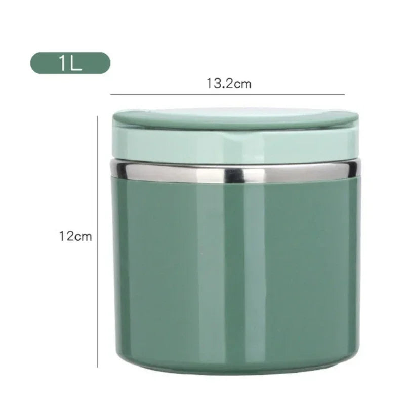 Food Thermal Jar Insulated Food/Soup Cup Thermos in Stainless Steel - 630/1000ml