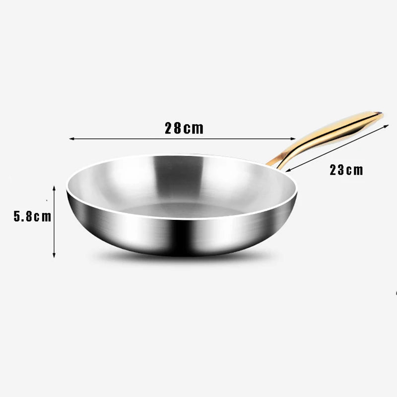 Stainless Steel Frying Pan
