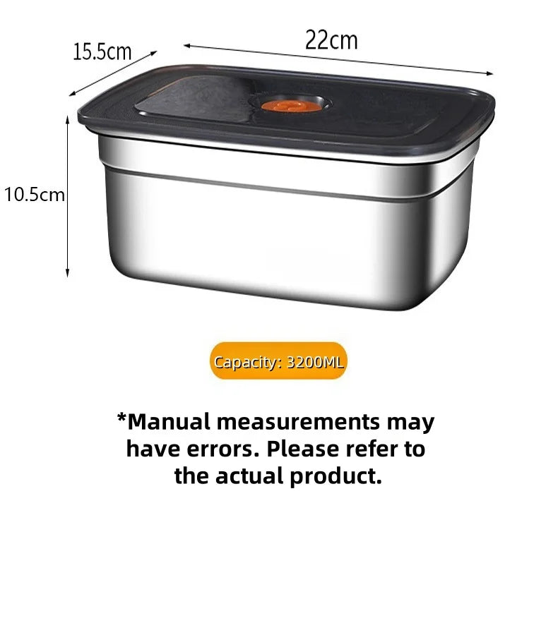 Stainless Steel Food Storage Container With Lid