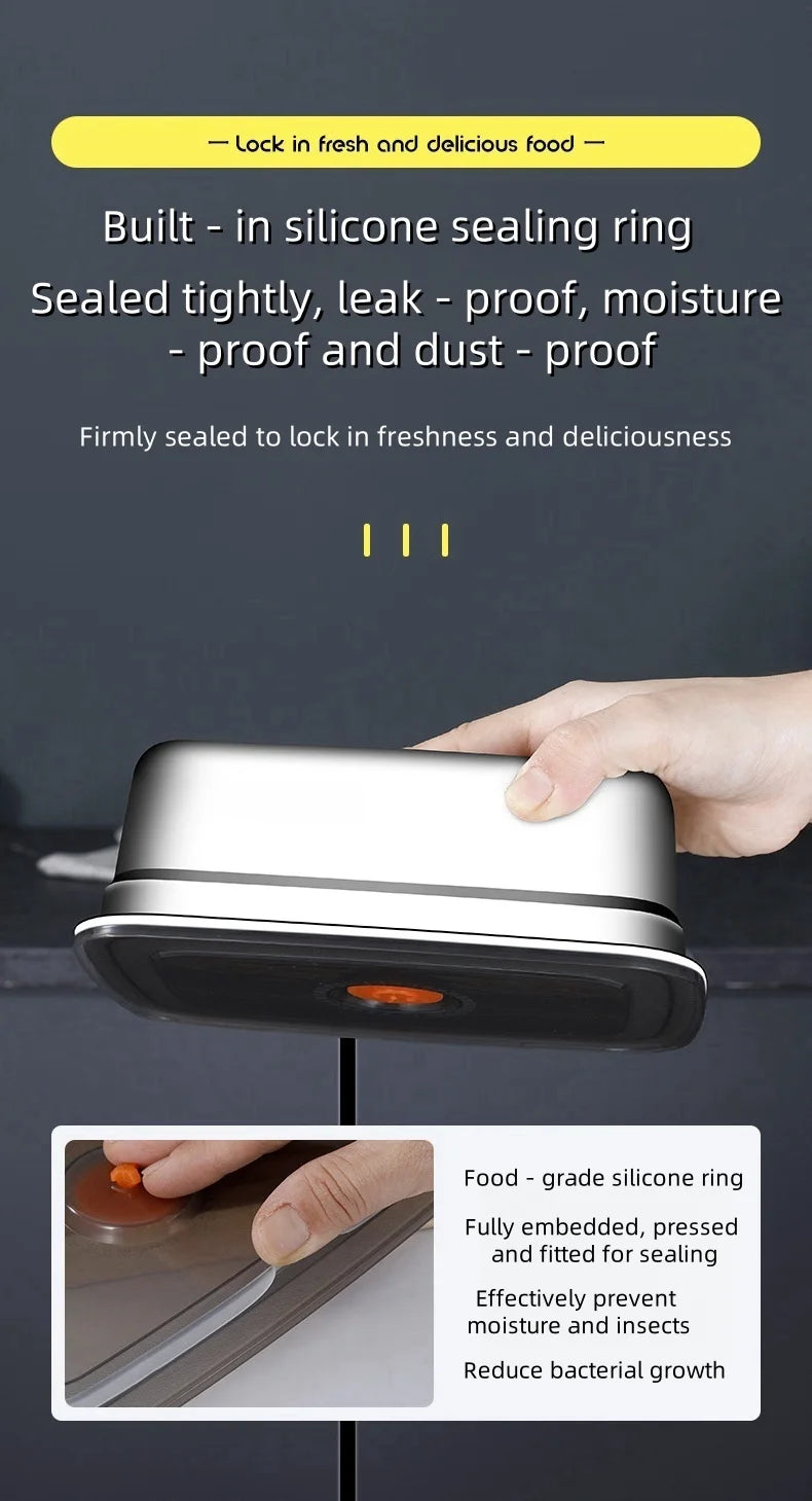 Stainless Steel Food Storage Container With Lid