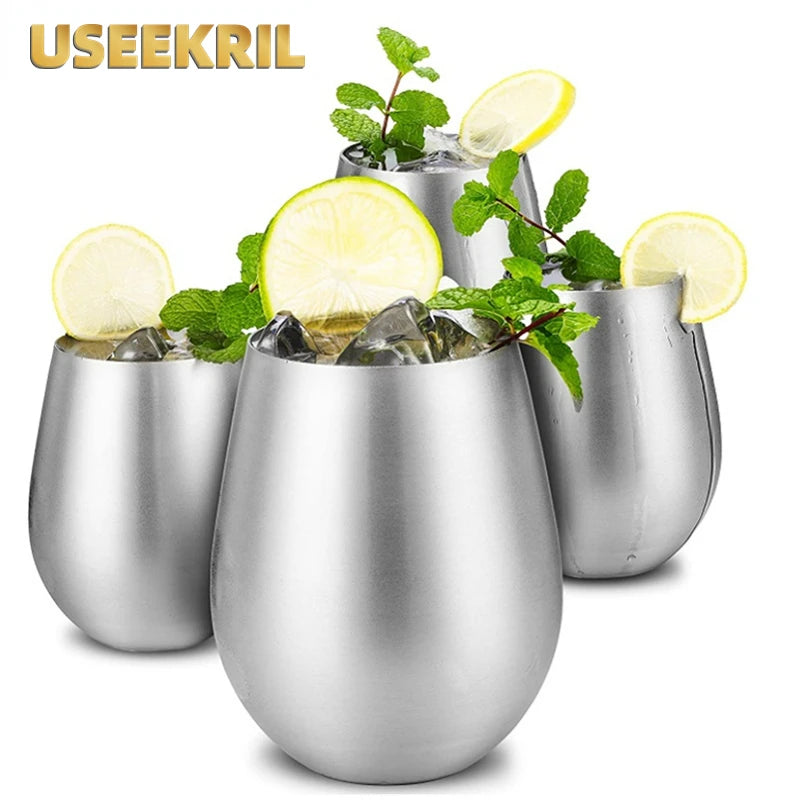 Cocktail/Wine Tumbler in Stainless Steel 500ml