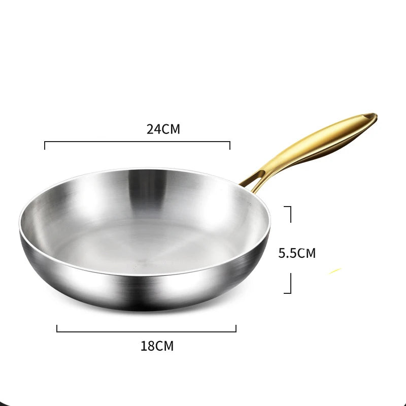 Stainless Steel Frying Pan