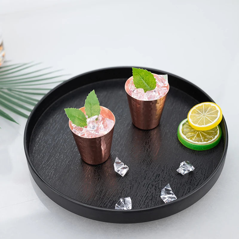 Pure Hammered Copper 2oz Shot Glass 60ml – for Home Bar & Gift Set Moscow Mule Cup