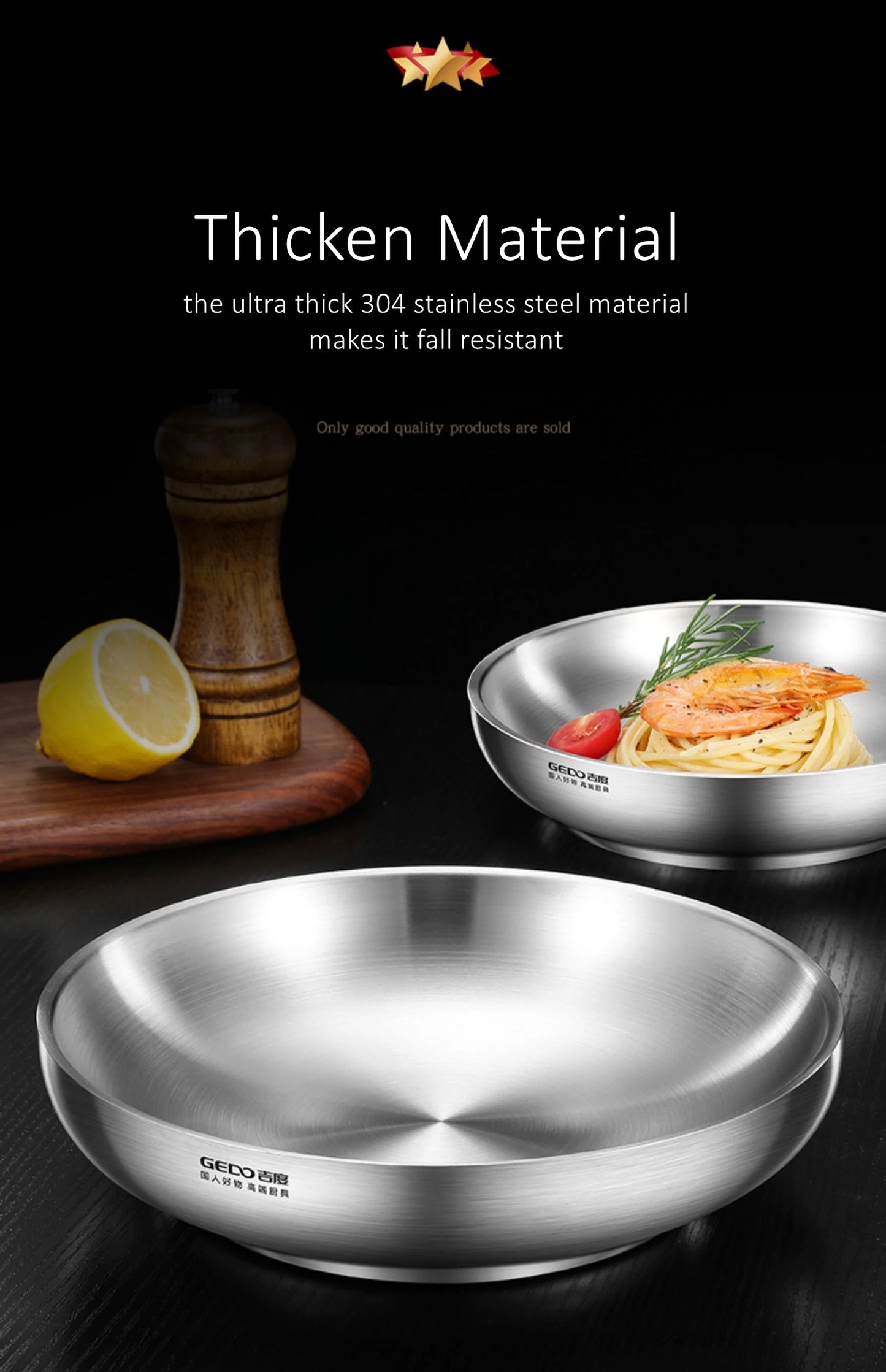 Pasta Bowl Stainless Steel