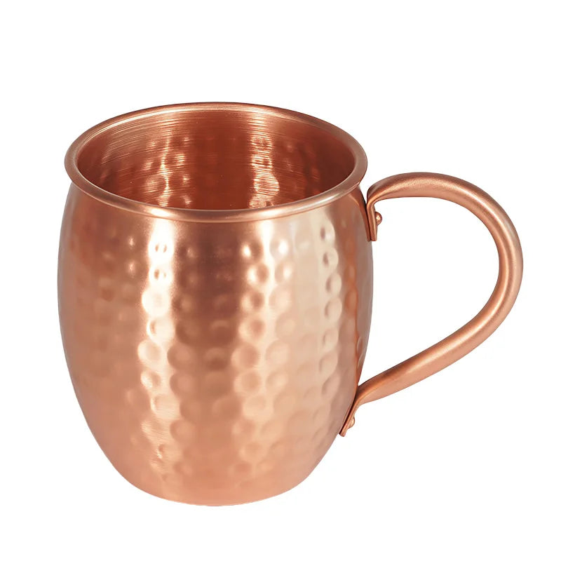 Pure Hammered Copper Moscow Mule Mug – 350ml