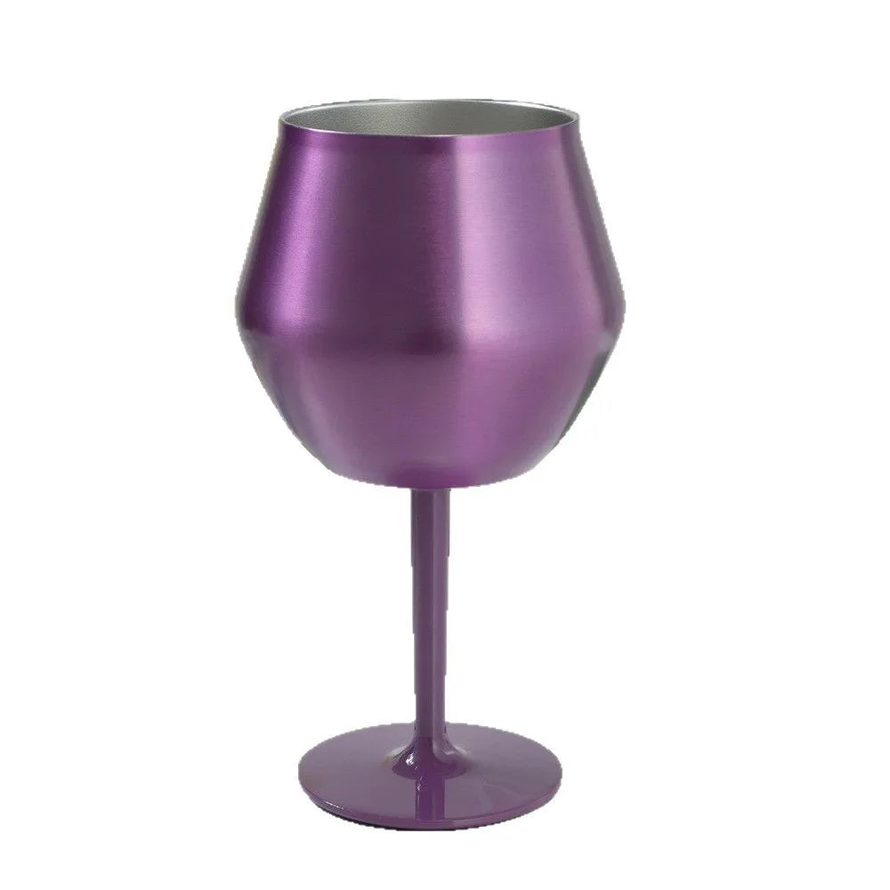 Stainless steel Goblet with detachable Plastic Stem