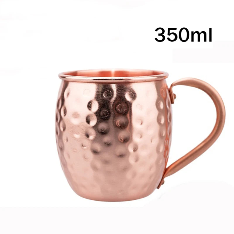 Pure Hammered Copper Moscow Mule Mug – 350ml