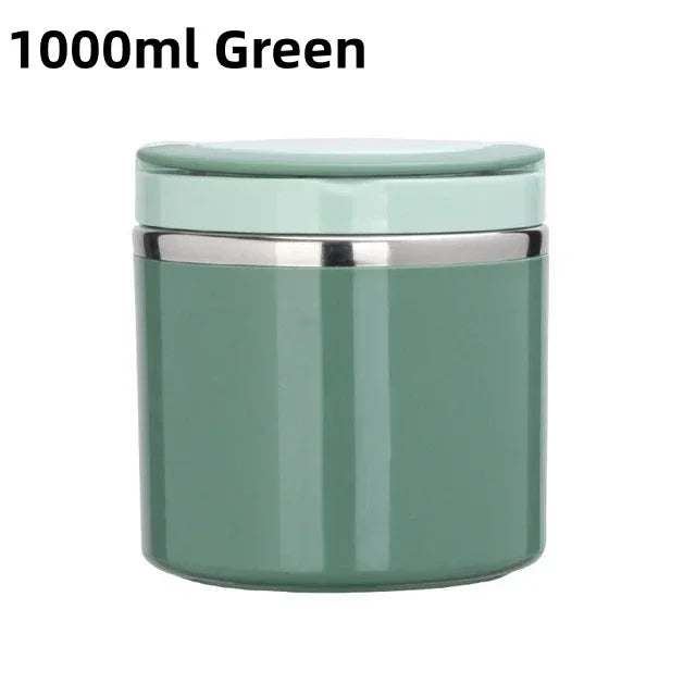 Food Thermal Jar Insulated Food/Soup Cup Thermos in Stainless Steel - 630/1000ml