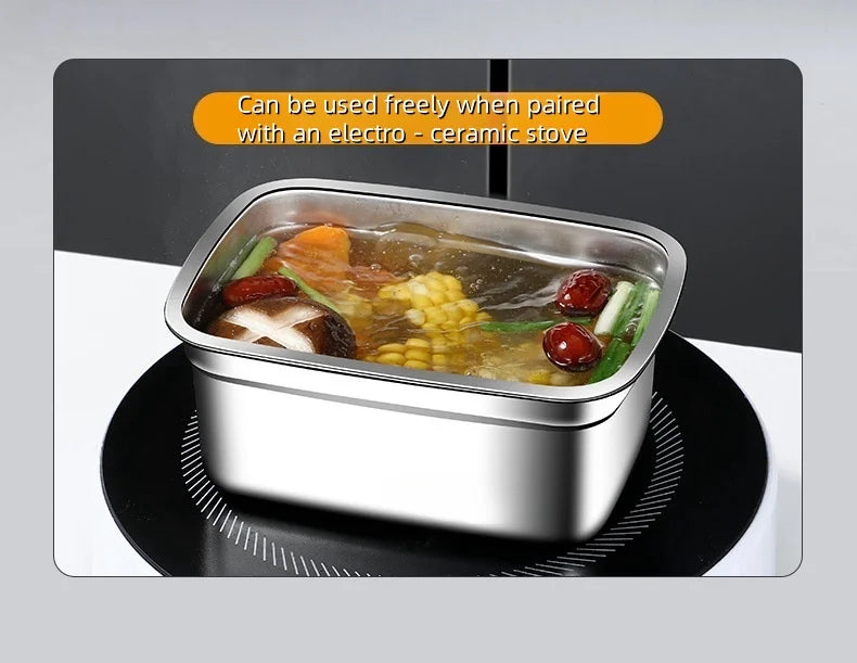 Stainless Steel Food Storage Container With Lid