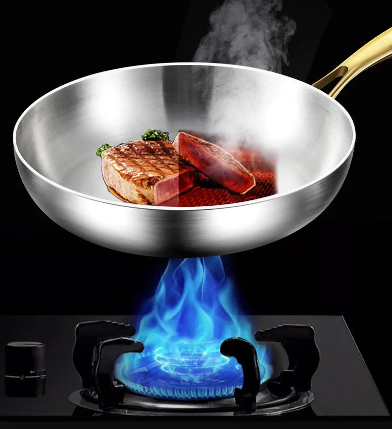 Stainless Steel Frying Pan